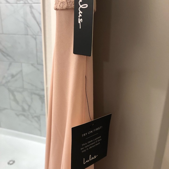 LULUs brand new Blush Lace Maxi dress - Picture 11 of 11